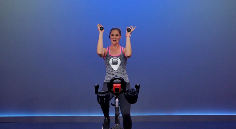 30 Min Rhythm Ride w/ Dumbbells #278
