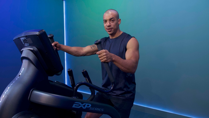 30 Min Beg HIIT Elliptical Workout #240